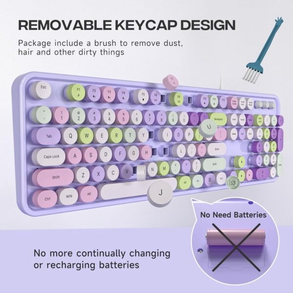 Computer Keyboard Wired - Image 4