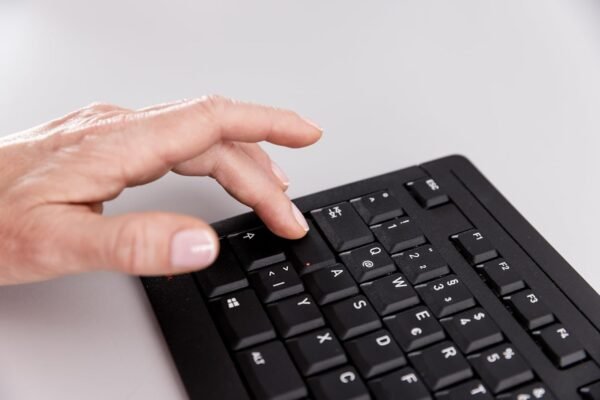 Ultra-Slim Compact USB Wired Keyboard - Image 3