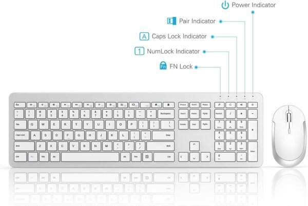 Wireless Keyboard and Mouse Combo - Image 4